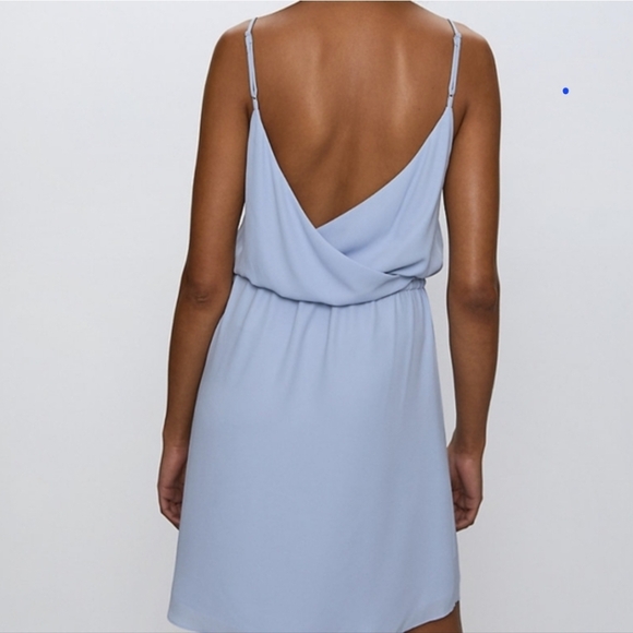 Aritzia Babaton Casimir dress in light blue Sz XS - Picture 2 of 9